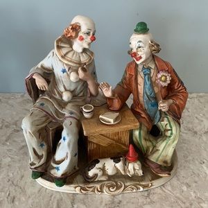 Porcellane D’Ante 581 Clowns Having Coffee